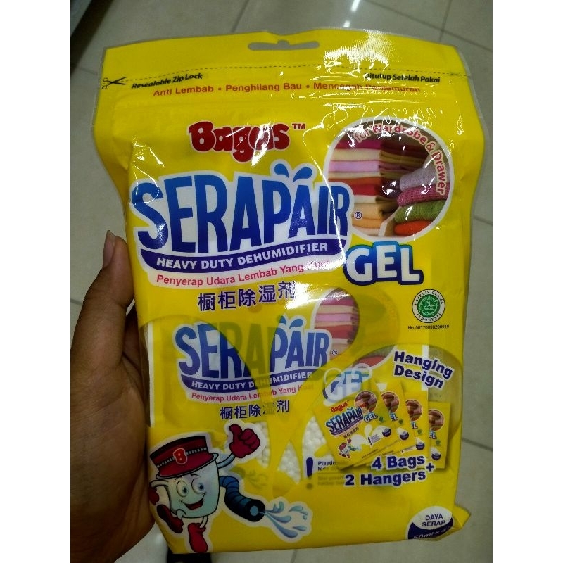 BAGUS SERAP AIR GEL 25X4 100g