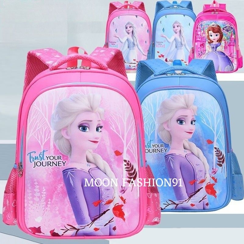 Tas Ransel Sekolah anak TK/SD Karakter Cewek/Cowok Tas Sekolah Import