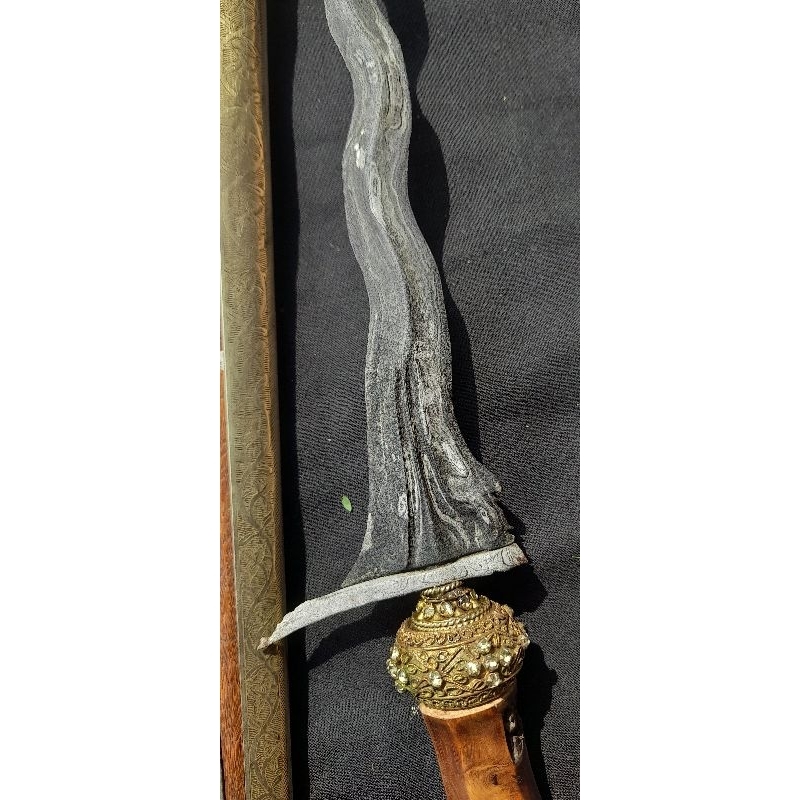 KERIS CARITO KEPRABON bekas kinatah