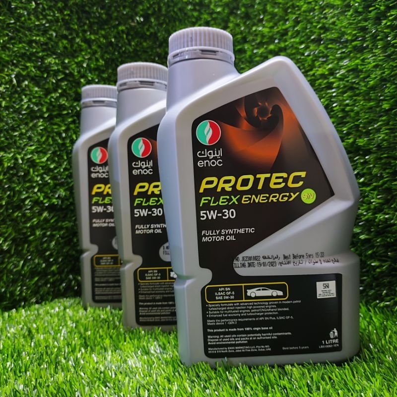 ENOC Protec Flex Energy 5W30 5W-30 API SN 3 LITER