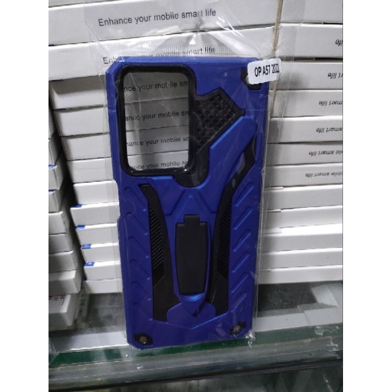 Softcase Oppo A57 2022 Oppo A77S 2022 Silkon CaseCase Phantom Standing Hardcase Transformer Robot Iron