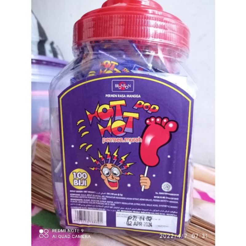 

permen kaki raja merah original 1 toples