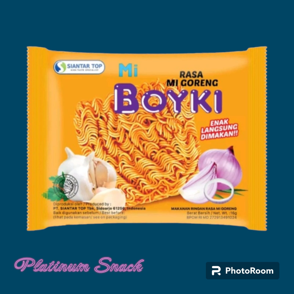 Mi Boyki | Isi 20 Bks @ 16 Gr | Siantar Top