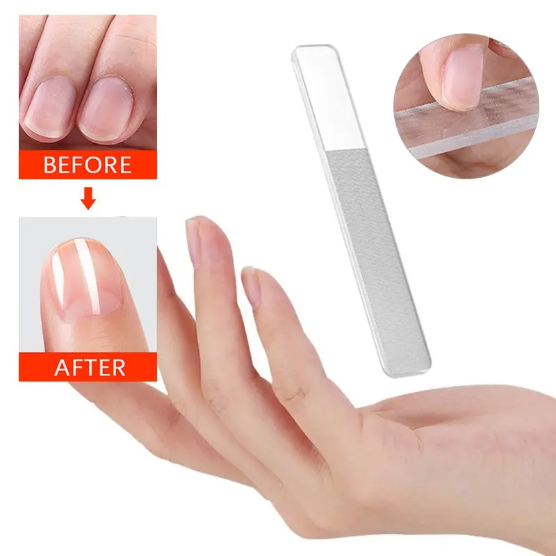 KIKIR PENGKILAP KUKU KACA ALAT PENGKILAP KUKU ASAHAN KUKU / NANO NAIL FILE BUFFER MANICURE PEDICURE