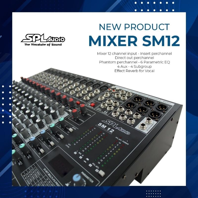 MIXER SPL AUDIO SM12 ORIGINAL