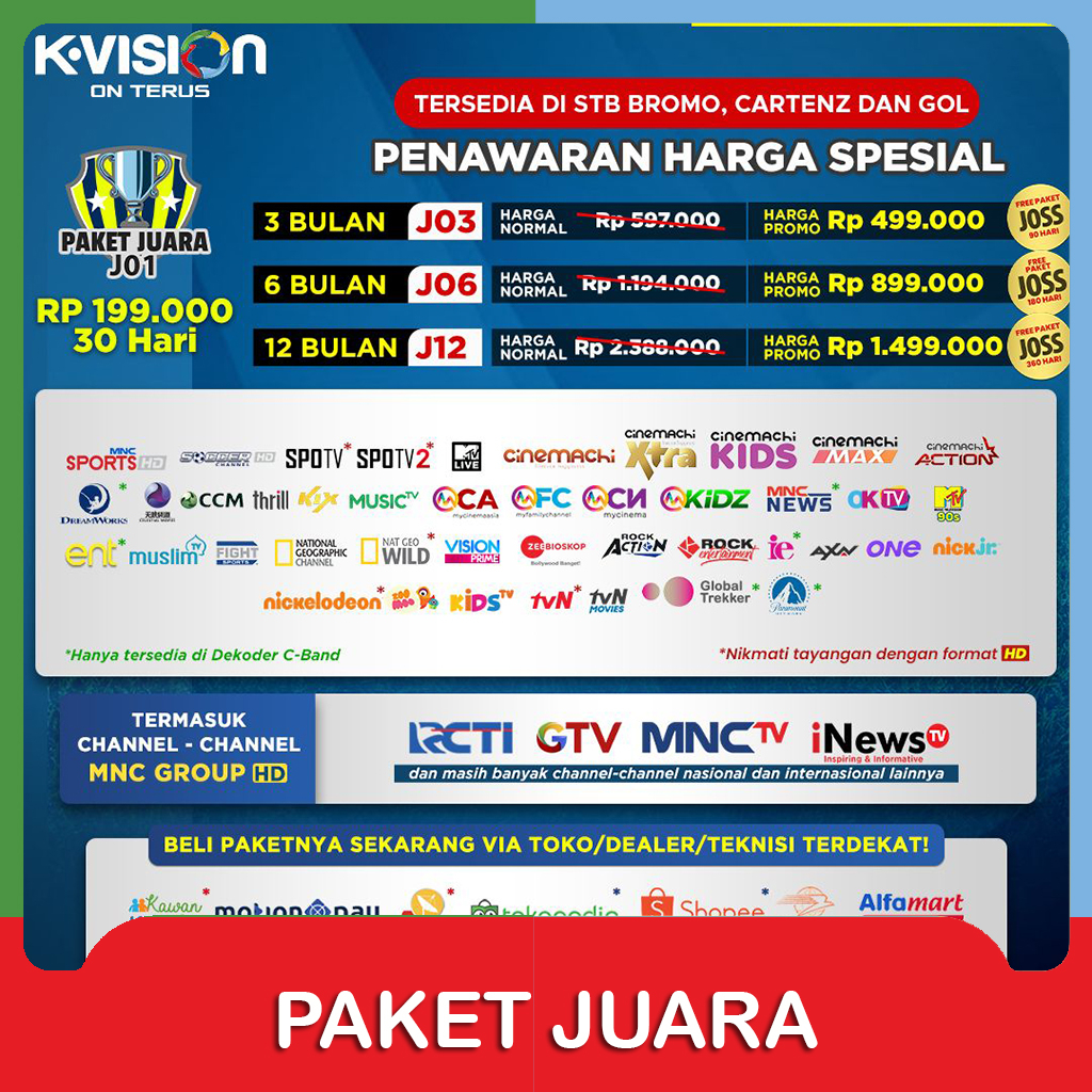 K-Vision Paket Juara