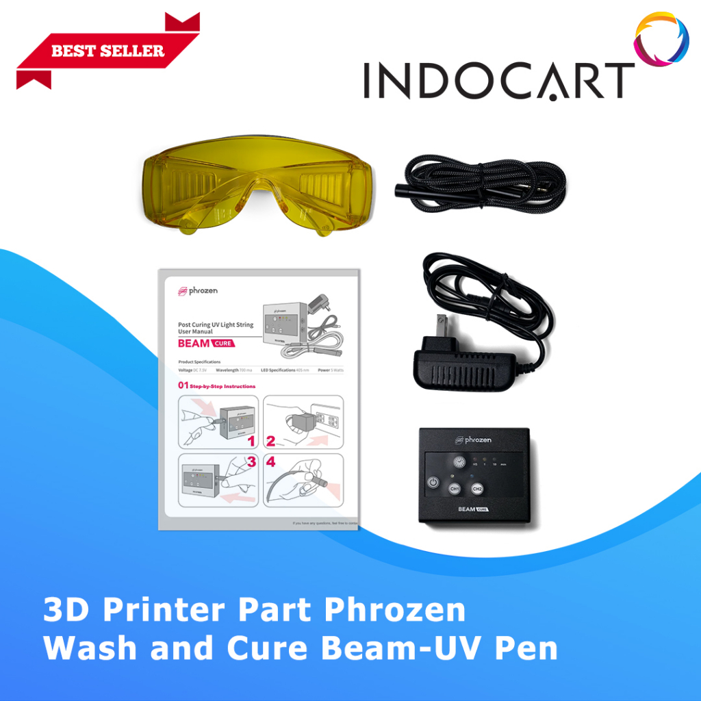 INDOCART 3D Printer Part Phrozen Wash and Cure Beam-UV Pen