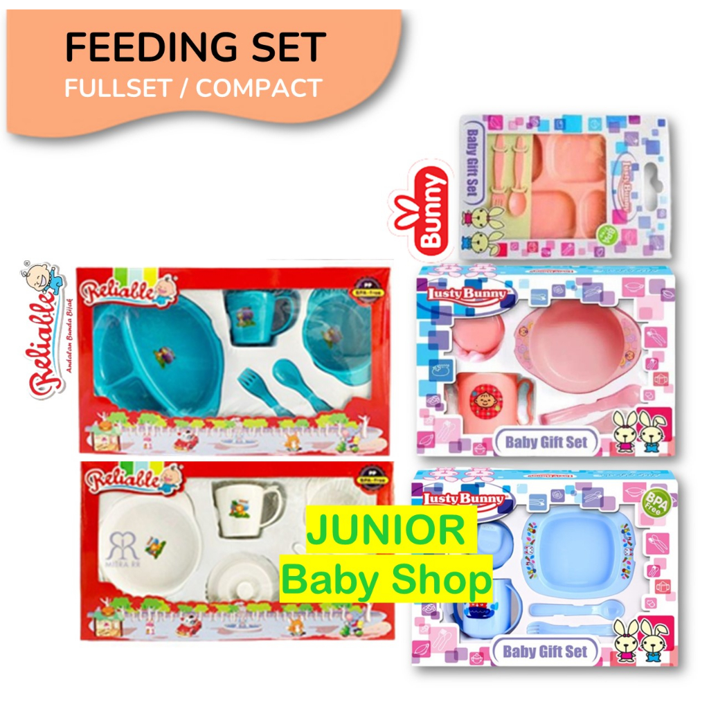 [bisa COD] FEEDING SET Reliable 5001 5008 | FEEDING SET Lusty Bunny LB1404 LB1411 LB1383