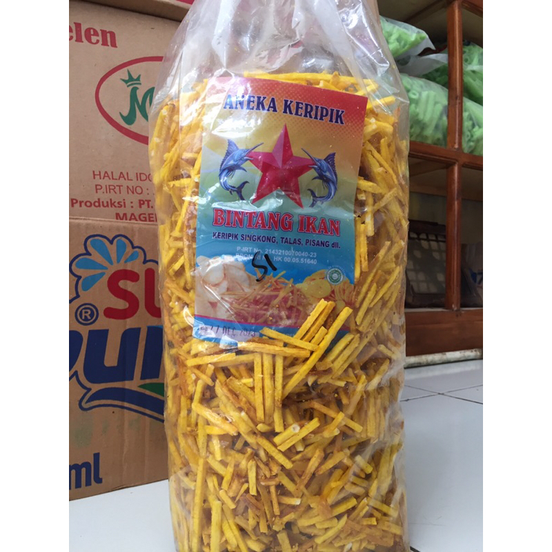 

cemilan keripik talas stik asin 2kg