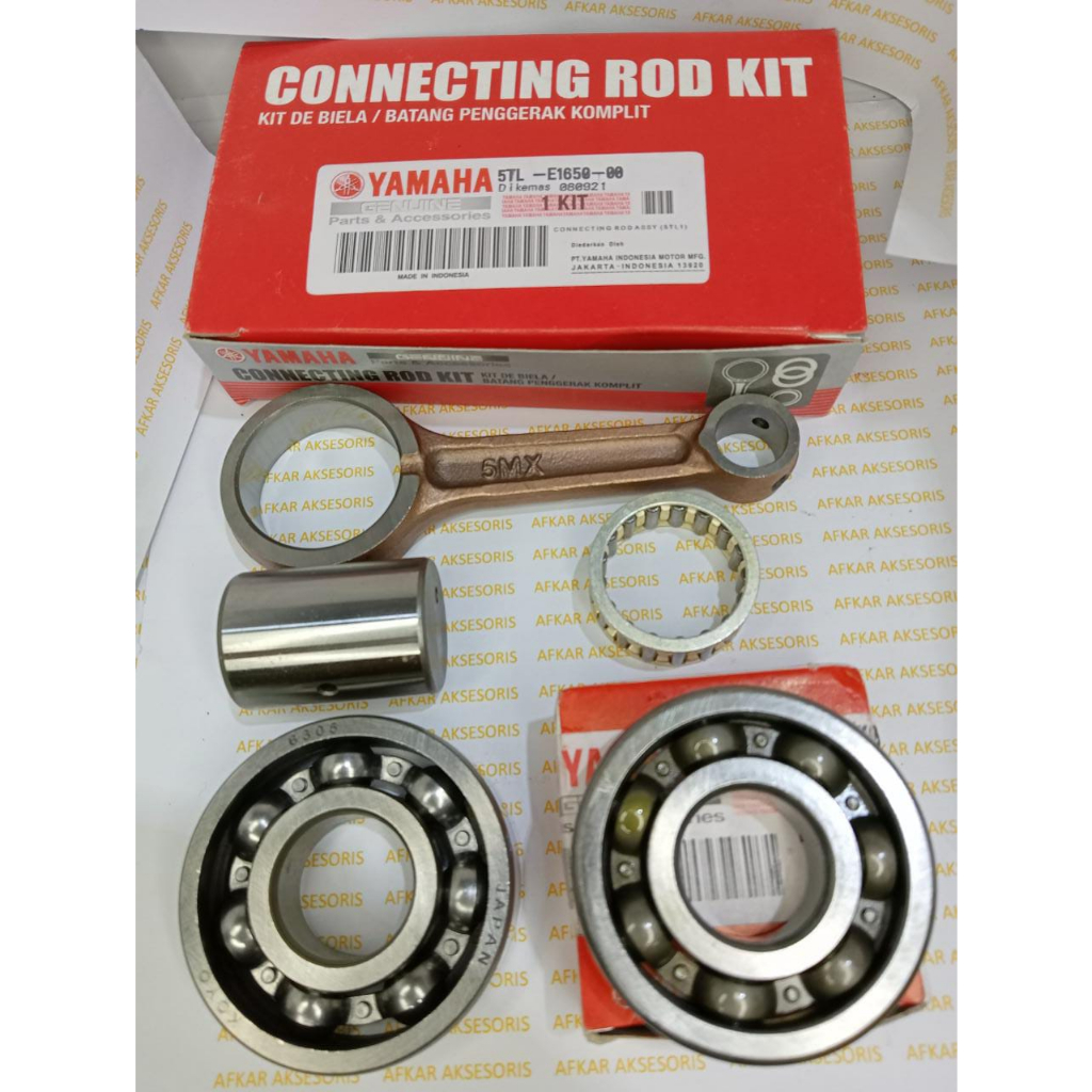 PAKET SET STANG SEHER+BEARING KRUK AS MIO SPORTY MIO SMILE MIO SOUL (5TL/5MX) 63/22-6305