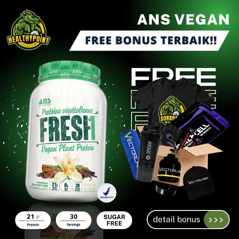 ANS PERFORMANCE VEGAN FRESH PLANT PROTEIN BASED 2 LBS MEAL REPLACEMENT