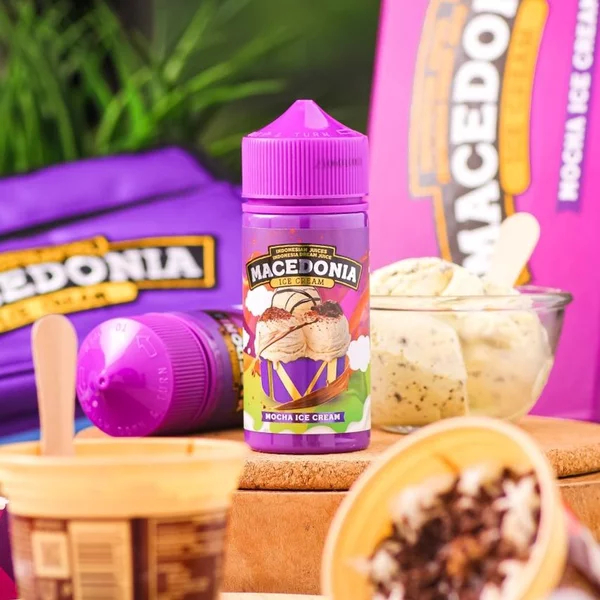 MACEDONIA V1 MOCHA ICE CREAM 60ML BY IDJ X IJ X VAPORKING