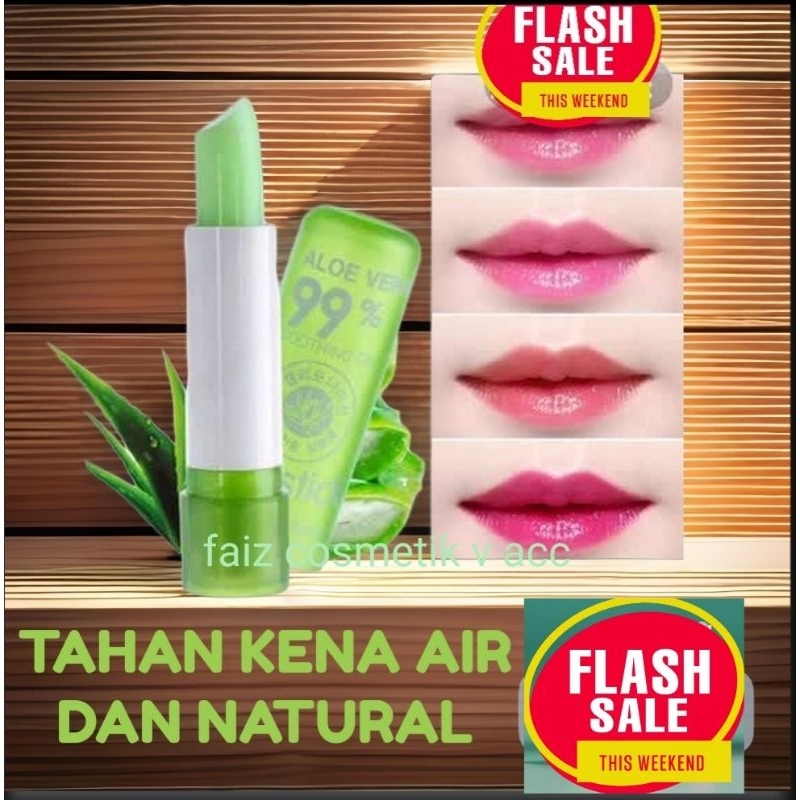 LIP BALM/ LIPSTIK/LIPSTICK ALOE VERA 99% SOOTHING GEL (HARGA PROMO)