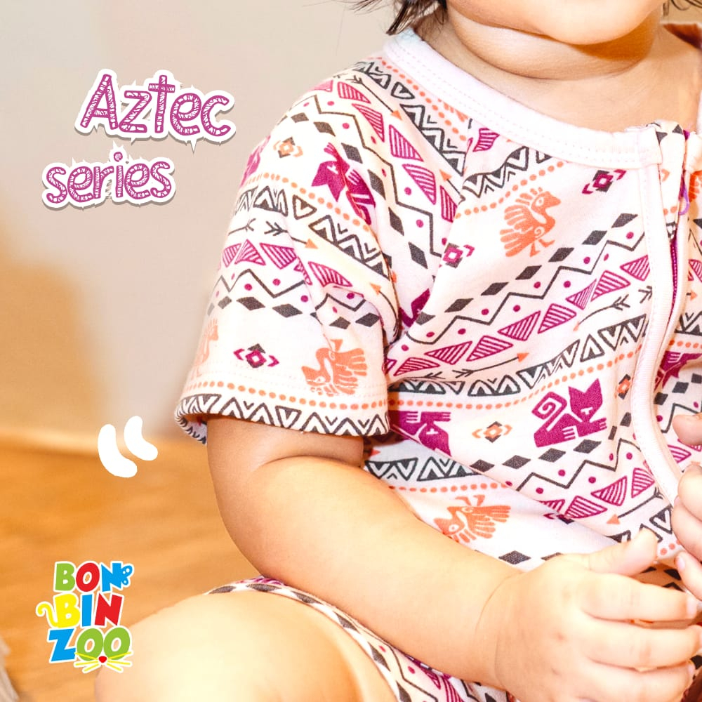 BonBinZoo Romper Pendek SNI Baju Kodok Segiempat Baby Newborn 0-12 Bulan | Part 1