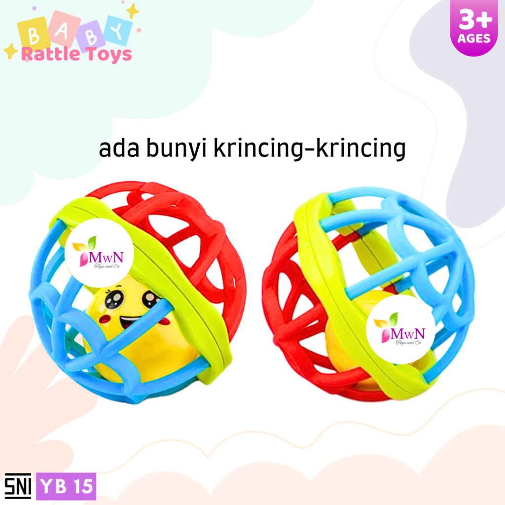 MWN Mainan Anak Bayi Baby Rattle Toys YB15