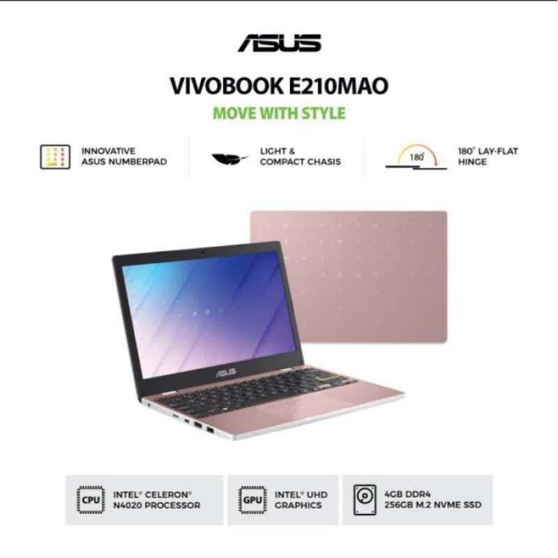 NOTEBOOK ASUS E210MA RAM 4 GB SSD 256 GB