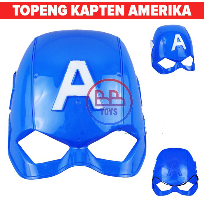 Mainan Topeng Captain america Kapten Superhero Hero Amerika 680-24