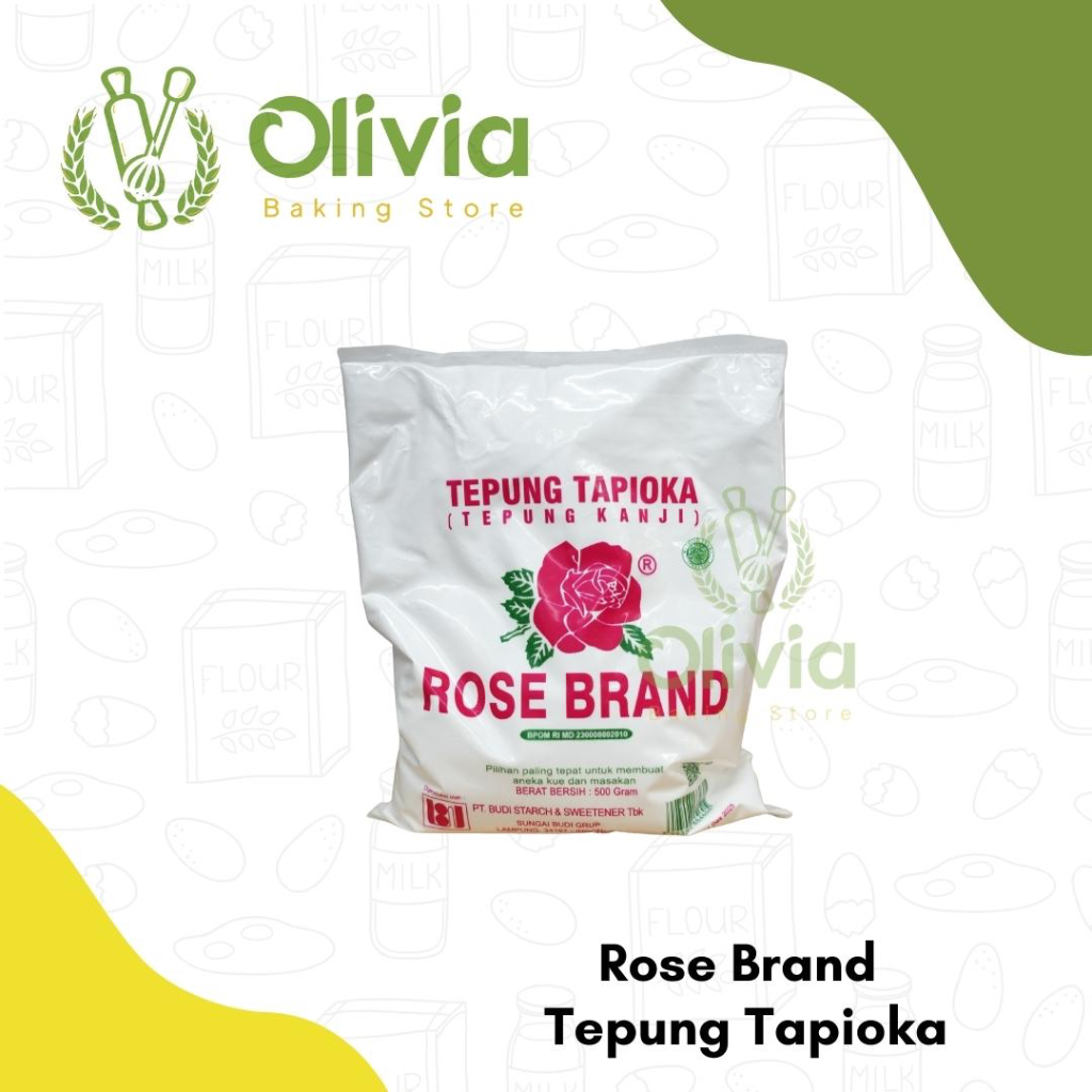 

Tepung Tapioka/Tepung Kanji Rose Brand - 500 gram