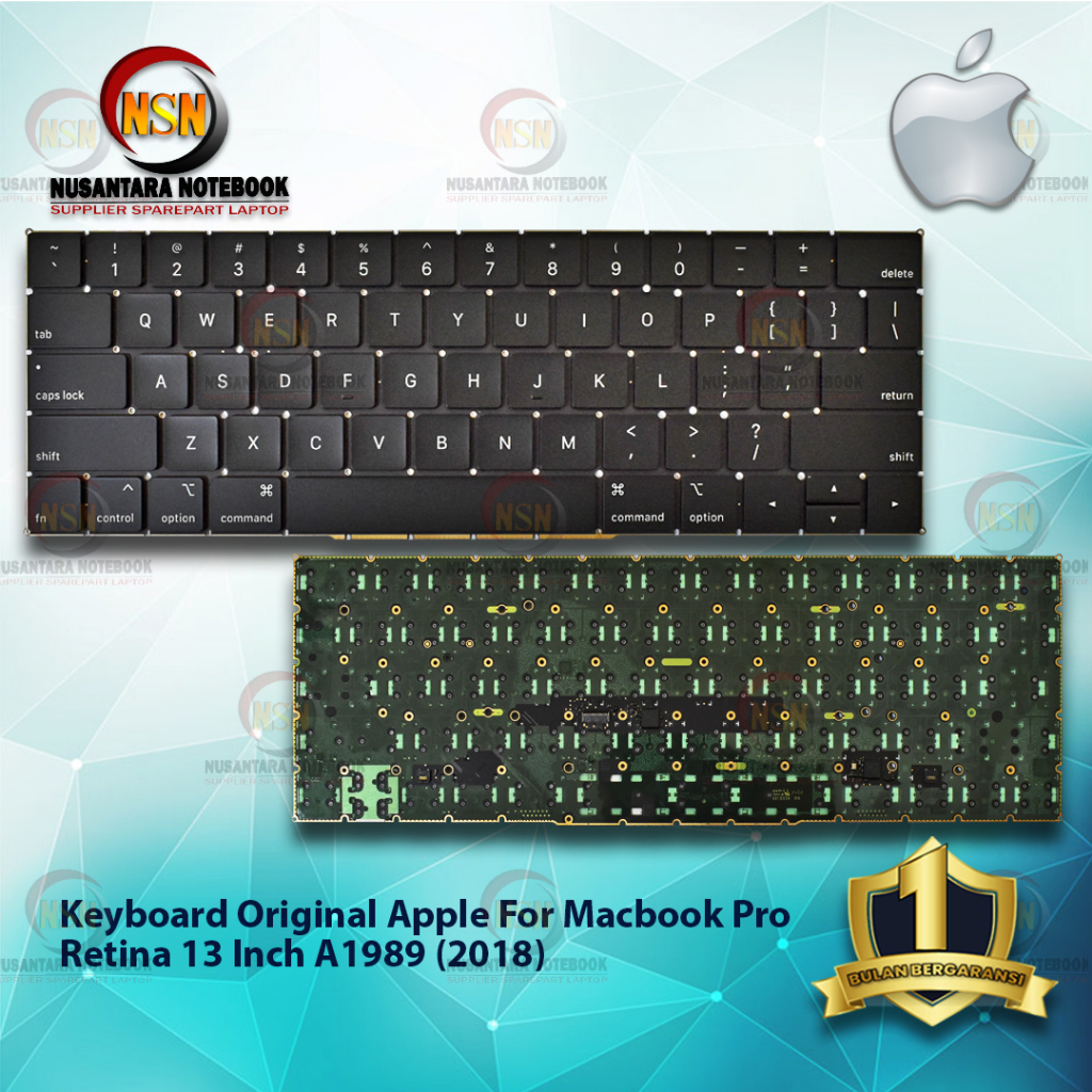 Keyboard Apple OG For Mac Pro Retina 13 Inch A1989 (2018)