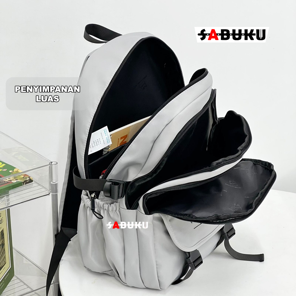 [S&amp;K] Tas Ransel Anak Sekolah SD SMP SMA Tas Punggung Unisex Backpack Laptop - SK308