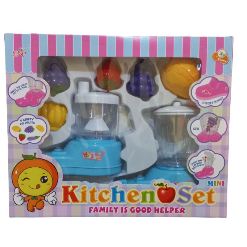 Mainan kitchen set anak / mainan set dapur / mainan blender jus