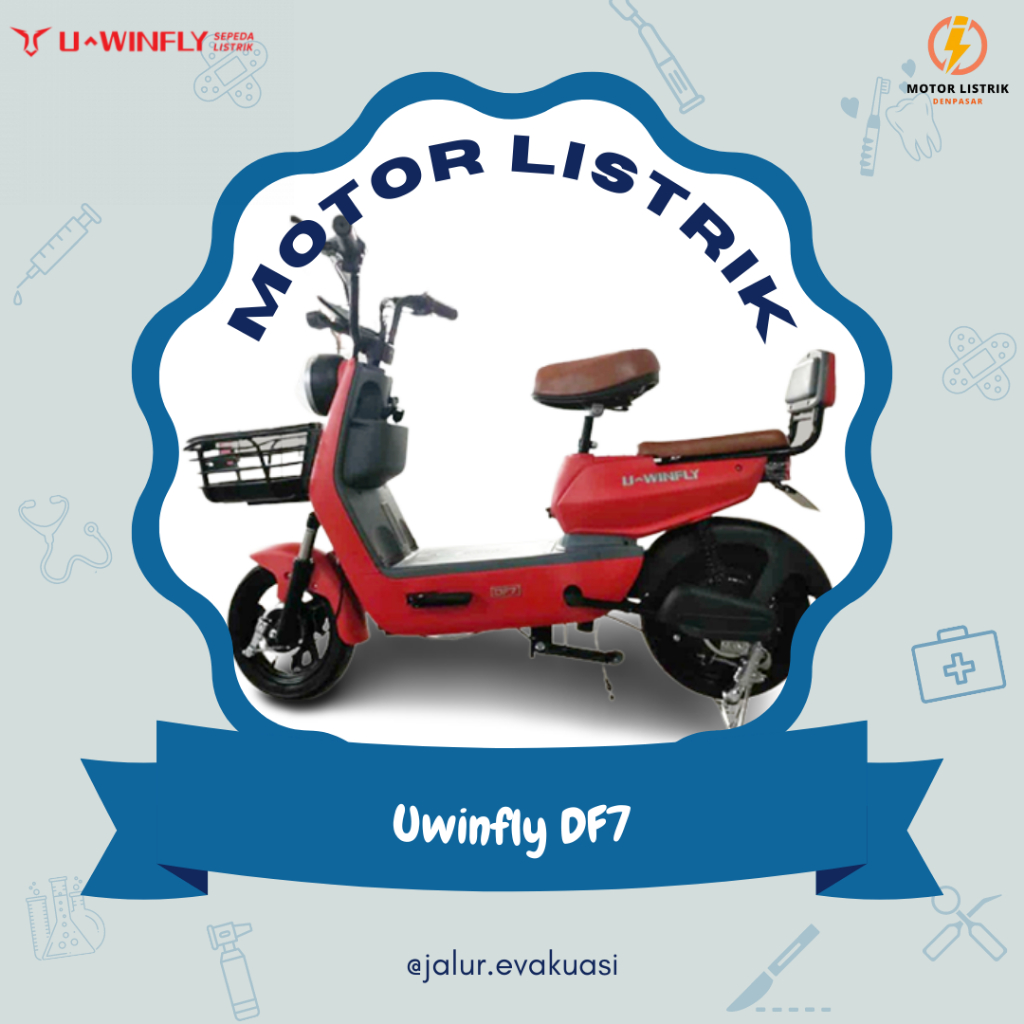 Motor Listrik Uwinfly Dragonfly 7 / Terbaik / Garans 10 Tahun