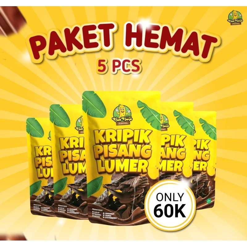 

Keripik pisang cokelat lumer 5 pcs