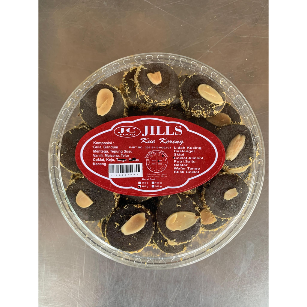 

Kue Kering Cokelat Almond Cap Jill