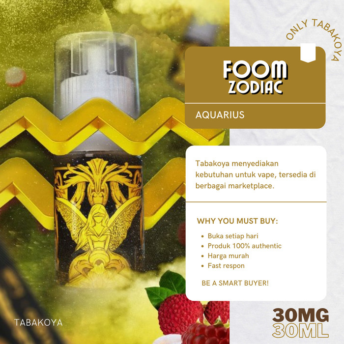 FOOM ZODIAC AQUARIUS LYCHEE RASPBERRY 30ML 30MG