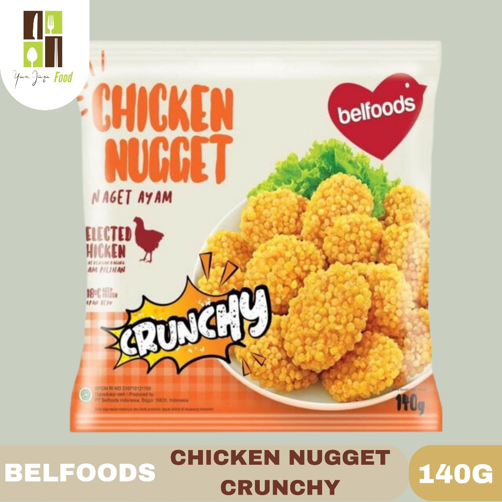 Belfoods Chicken Nugget Crunchy / Naget Ayam Cruncy 140g