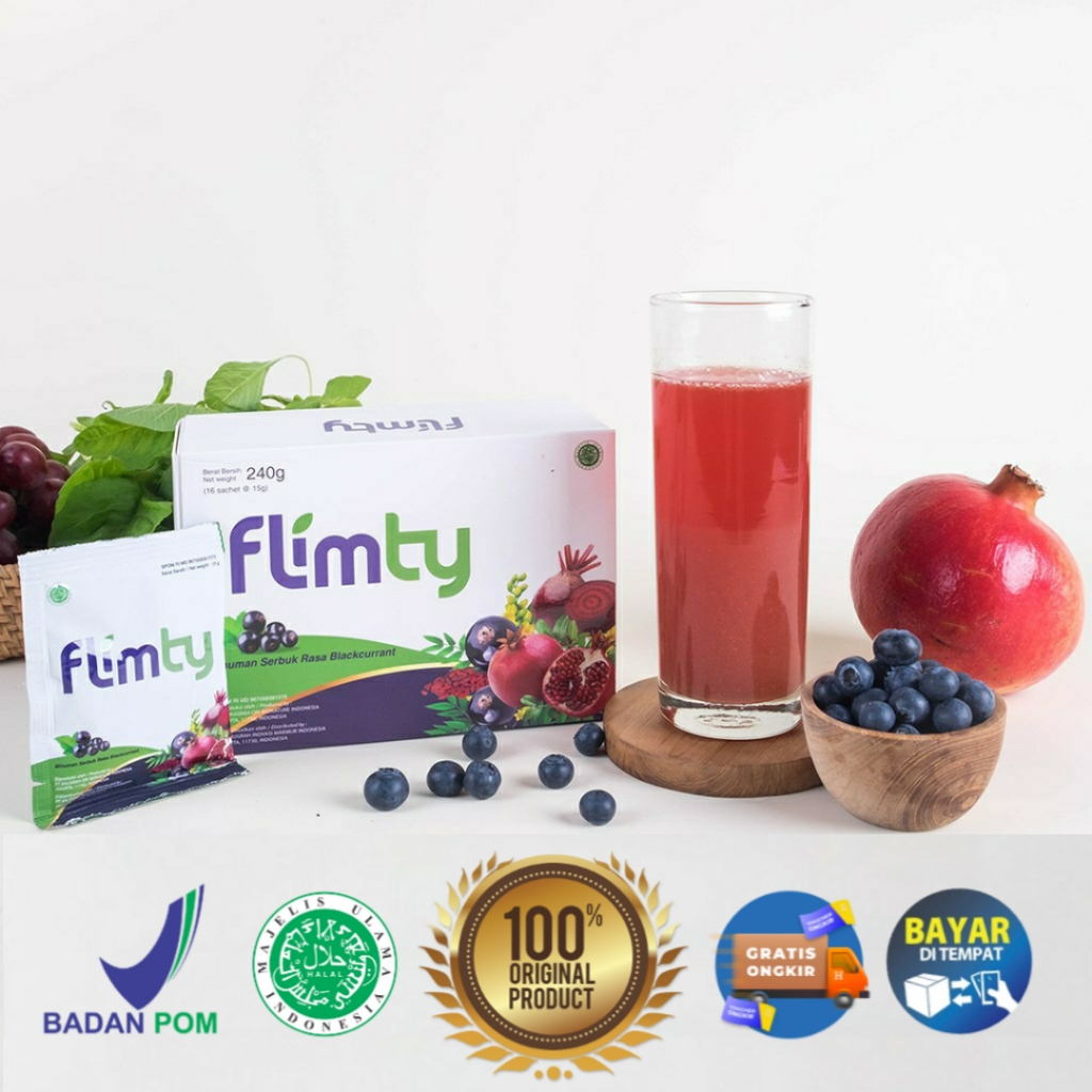 FLIMTY Fiber Minuman Pelangsing Original 1 Box