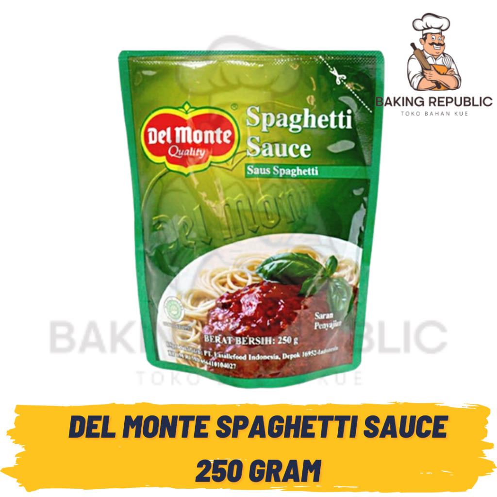 

DEL MONTE | DM SPAGHETTI SAUCE | 250 GRAM | KEMASAN POUCH