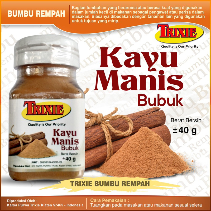 

Trixie Bumbu Rempah Kemasan Botol