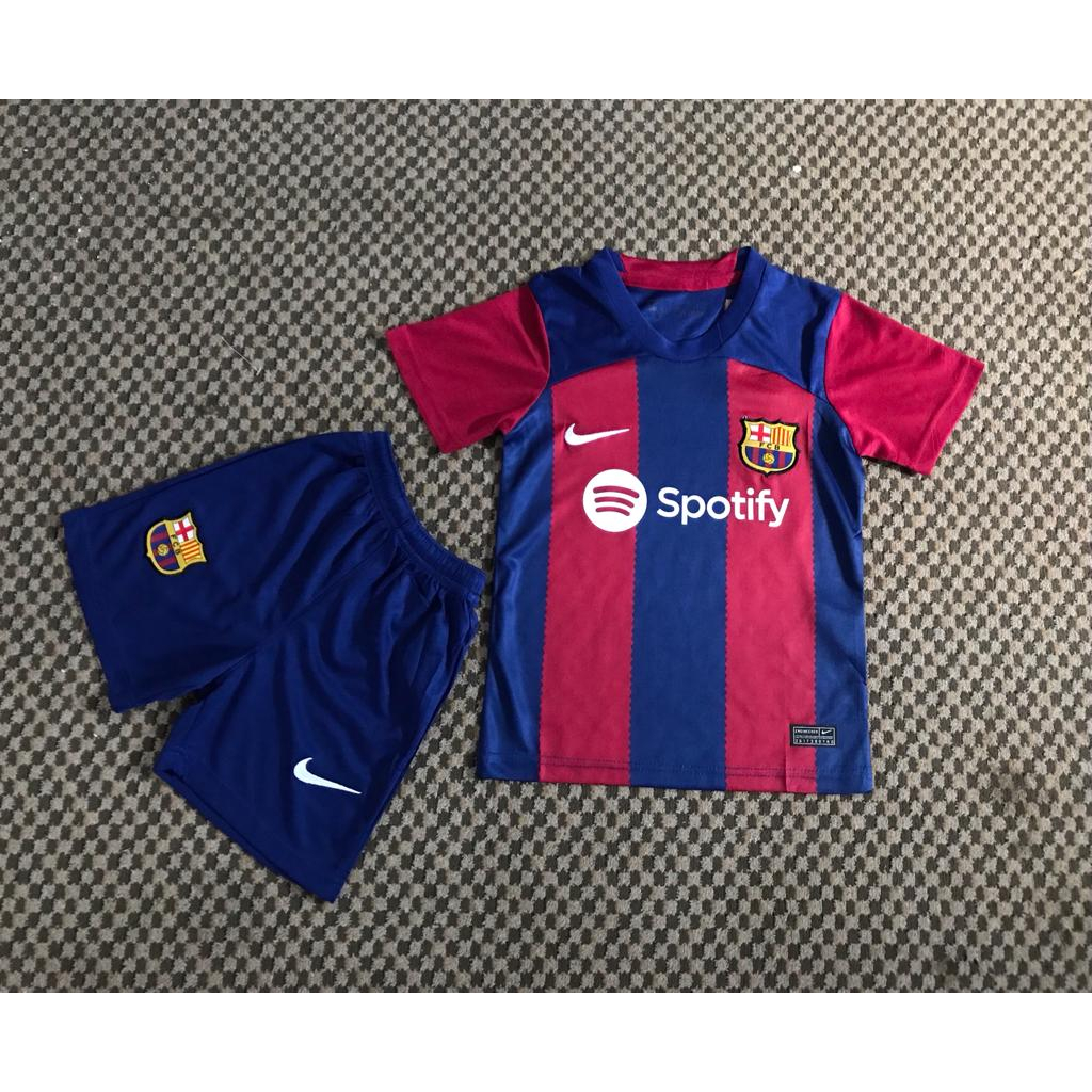 Jersey kids anak anak barca home 2023 - 2024 grade ori import go