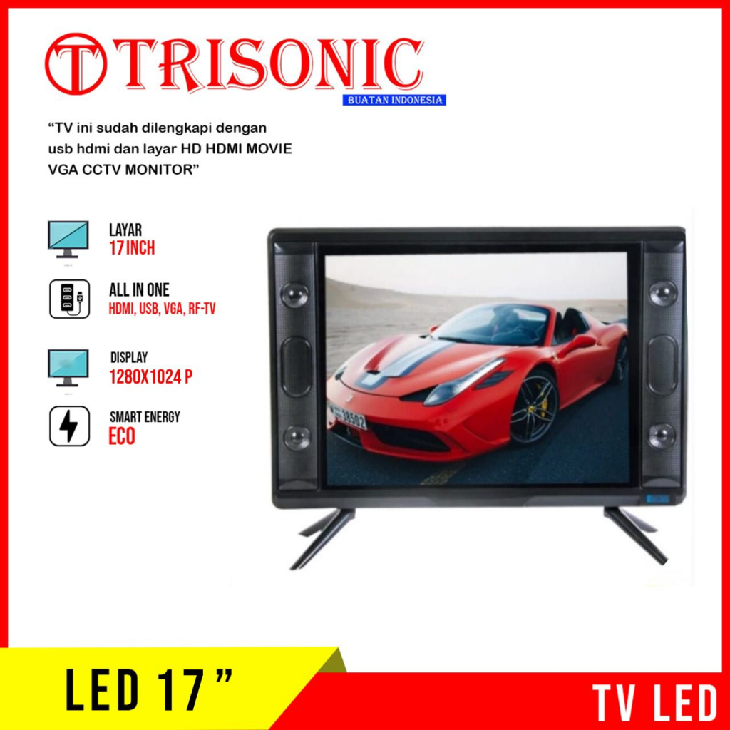 Beliajadulu88 Tv led digital dan analog 15in 17in dan 22in Trisonic