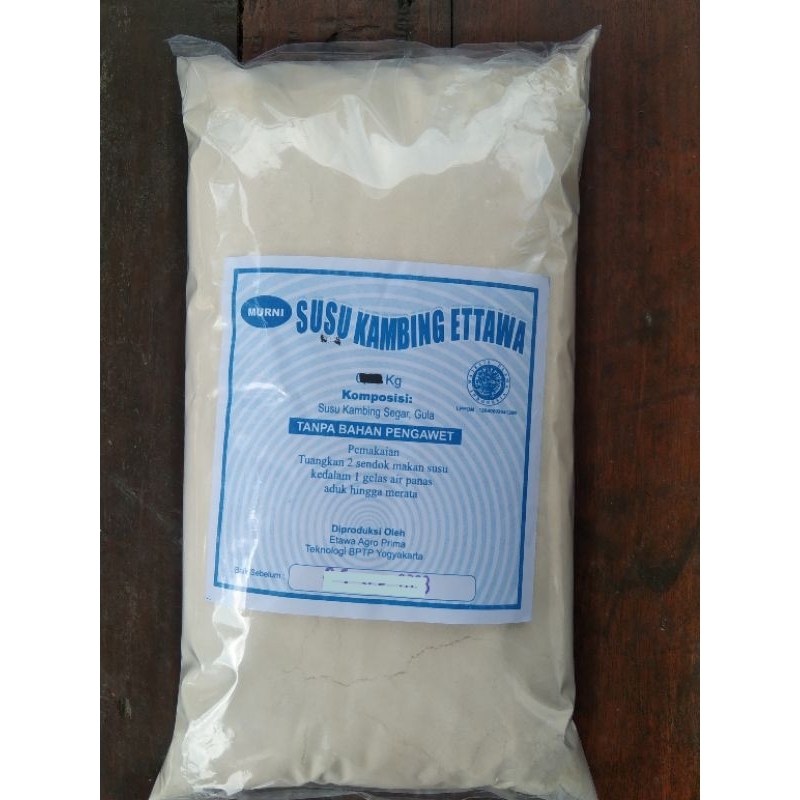 

Susu Kambing Etawa Murni Original TANPA GULA 1KG