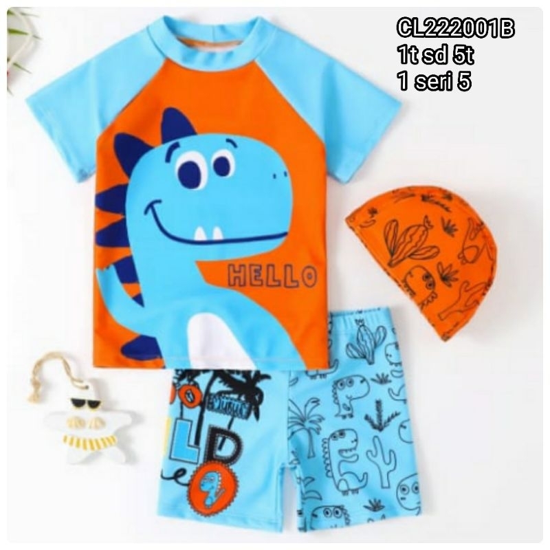 baju renang import impor BOY swimsuit anak bayi 1y - 5 y