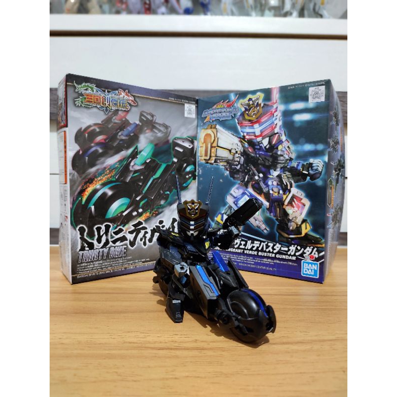 SD Sergeant Verde Buster + Sangoku Trinity Bike SECOND MULUS BIB SD Gunpla SET
