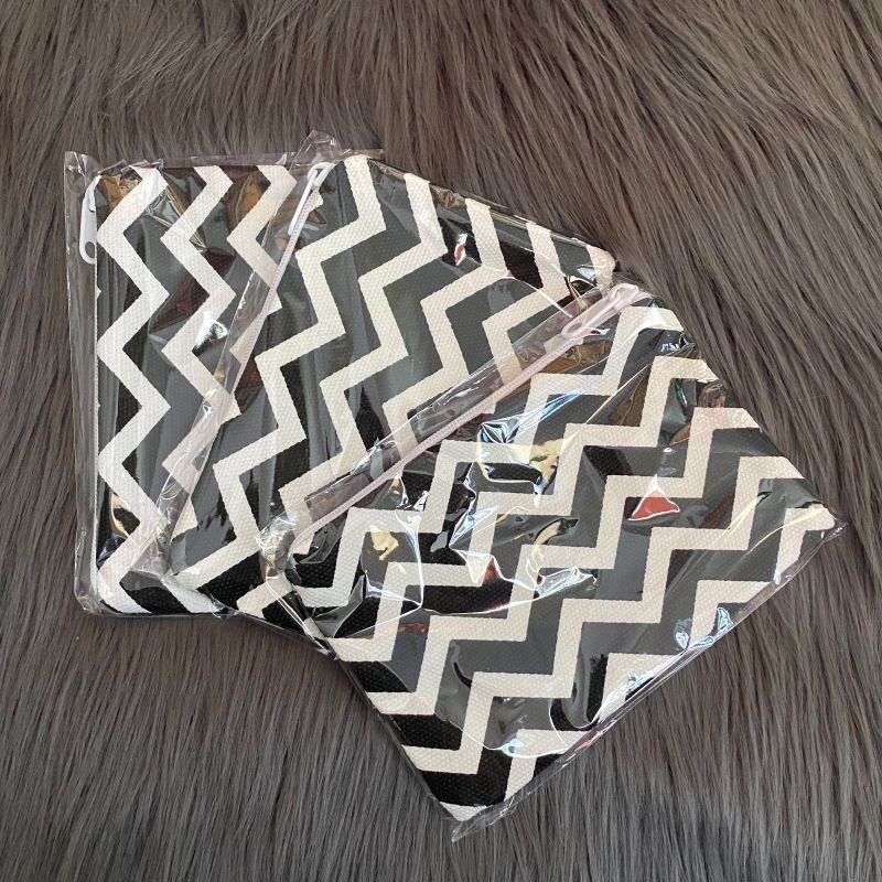 SOUVENIR PERNIKAHAN AESTHETIC DOMPET KANVAS PACK THANKCARD COKLAT + PLASTIK FREE CUSTOM NAMA DK 14.10