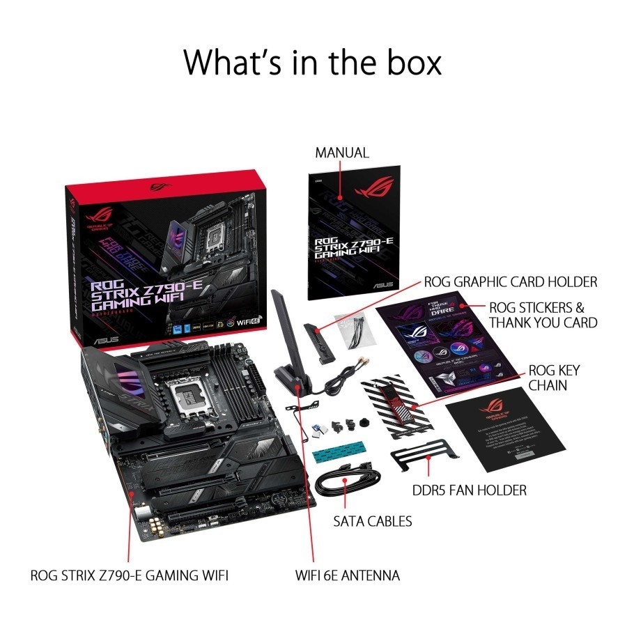 Motherboard ASUS ROG STRIX Z790-E GAMING WIFI | Intel Z790 LGA 1700