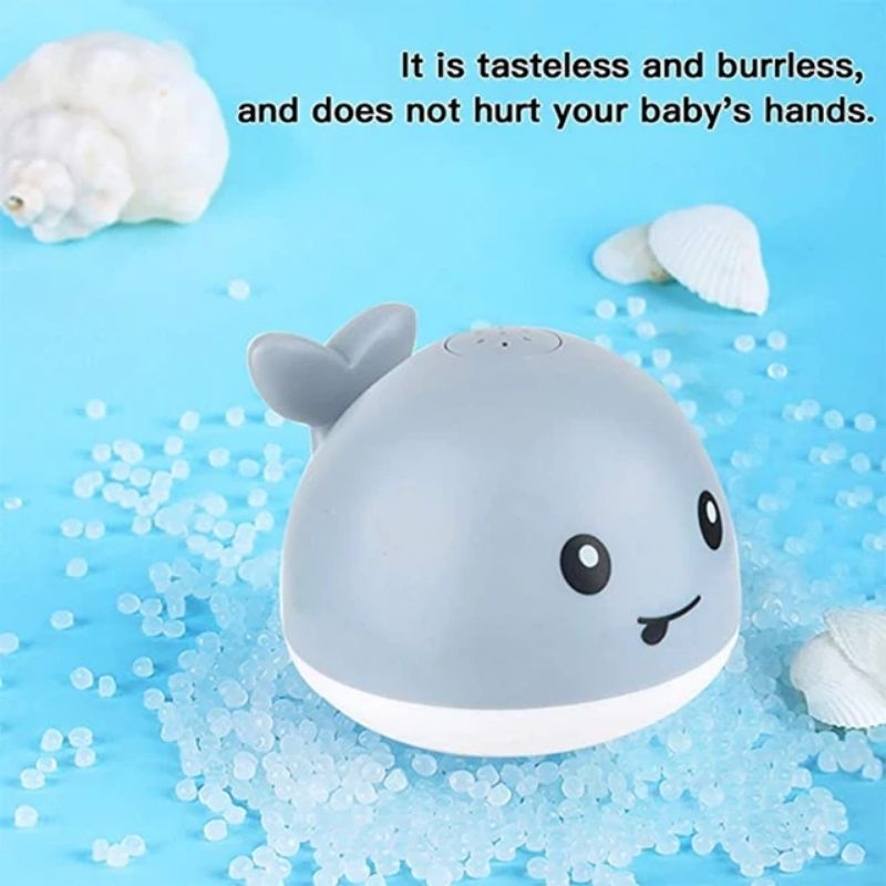 whale spray bath toys/mainan air ikan paus/mainan mandi anak ikan paus