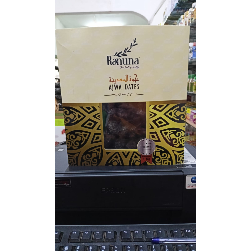 

Kurma Ajwa Ranuna 1kg - Ajwa dates lembut enak premium