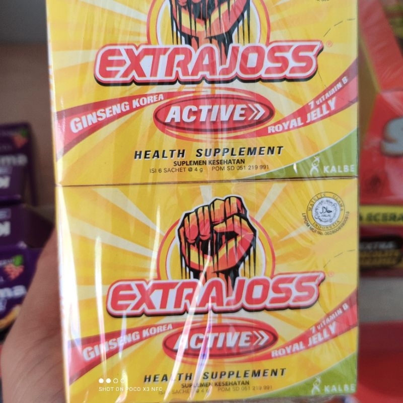 

Extra Joss Active Sachet 1 Kotak (isi 6)