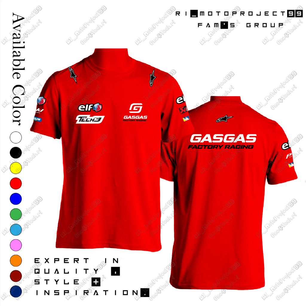 T-shirt Baju Kaos Team Official Tech3 Racing Series High Premium