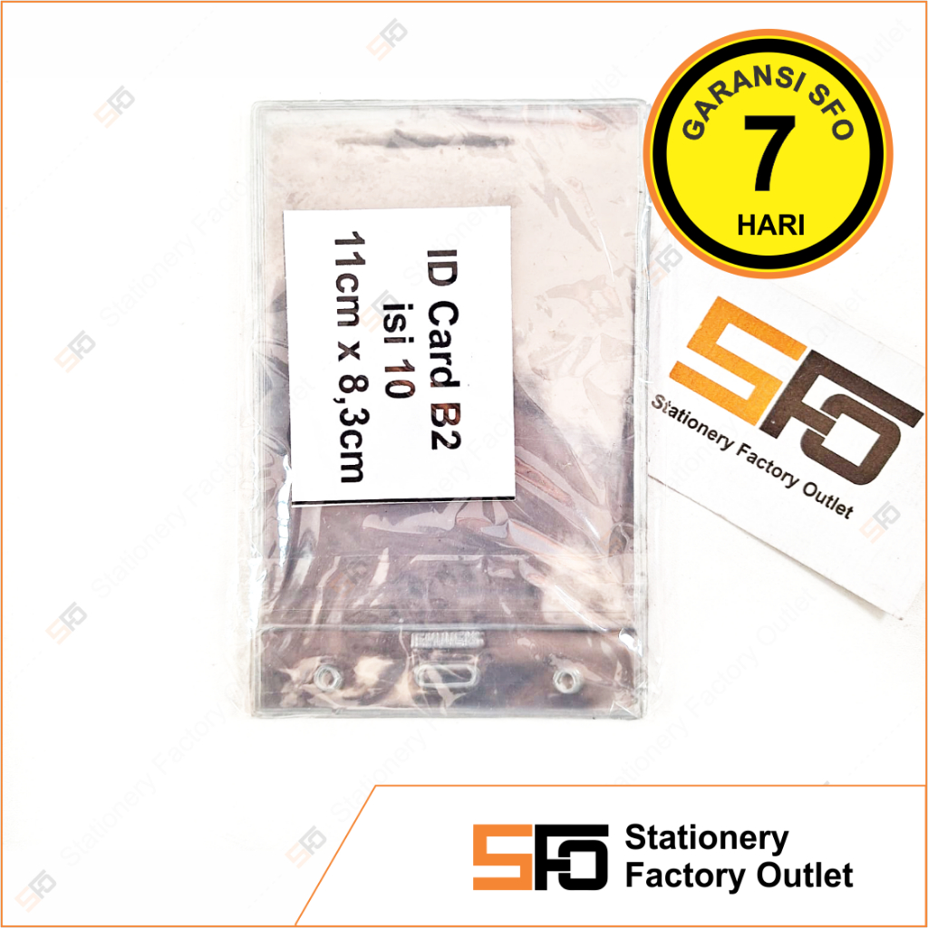 

ID Card B2 isi 10 - 11 x 8.3 CM
