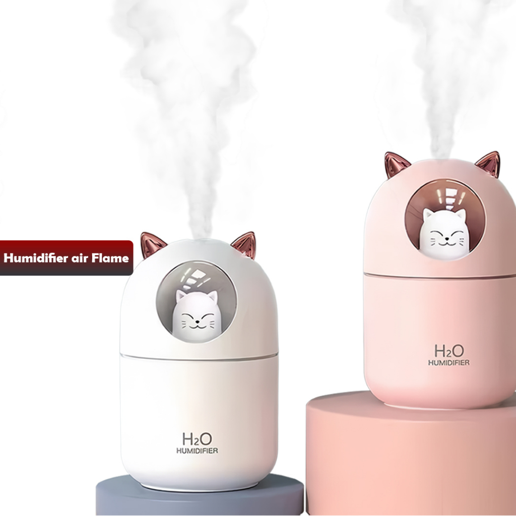 Humidifier led lamp diffuser purifier Mini air Flame-yoyosoo