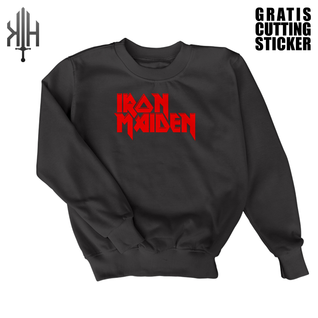 Crewneck Sweater Iron Maiden-Crewneck Pria-Sweater Wanita