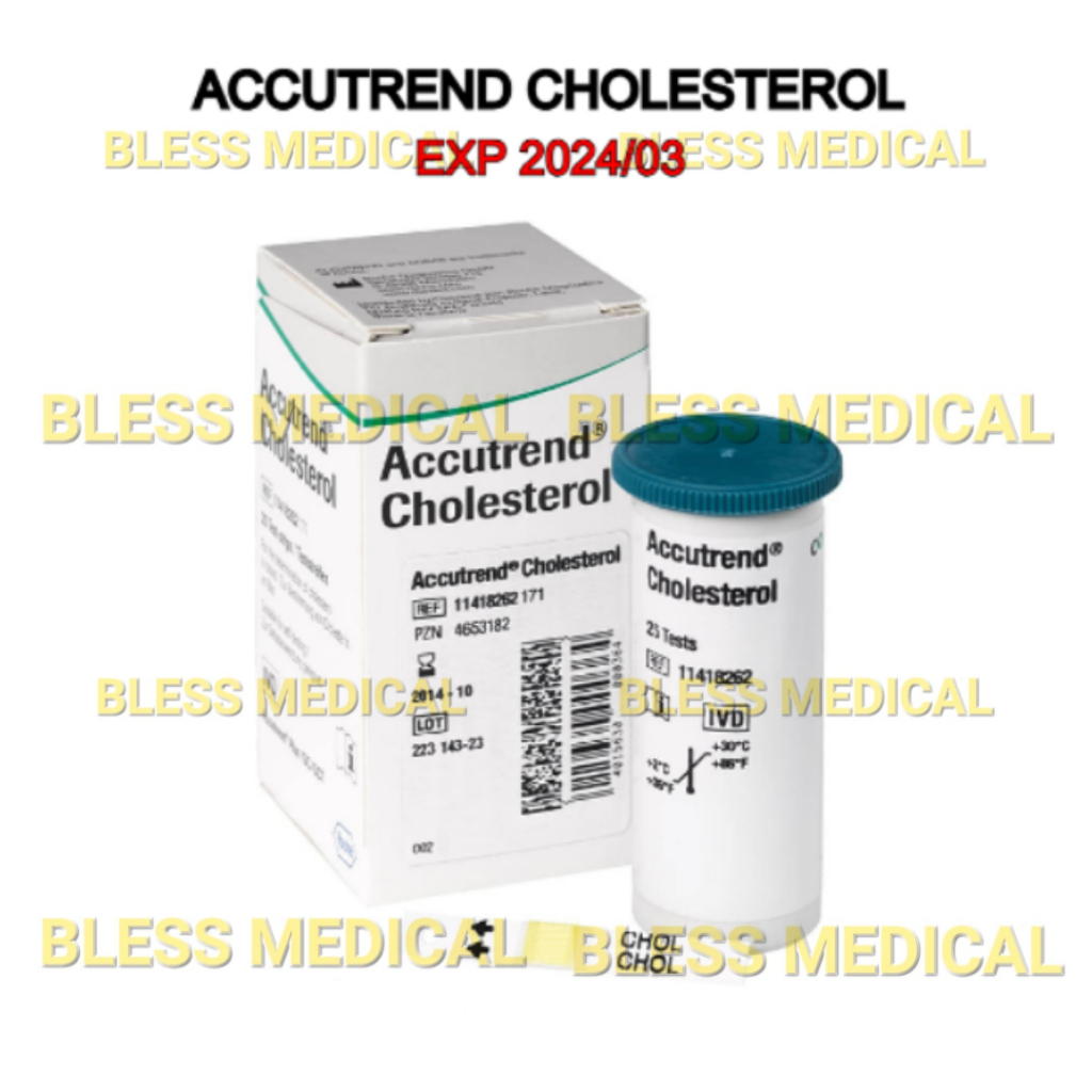 Strip Accutrend Cholesterol Kolestrol Isi 25