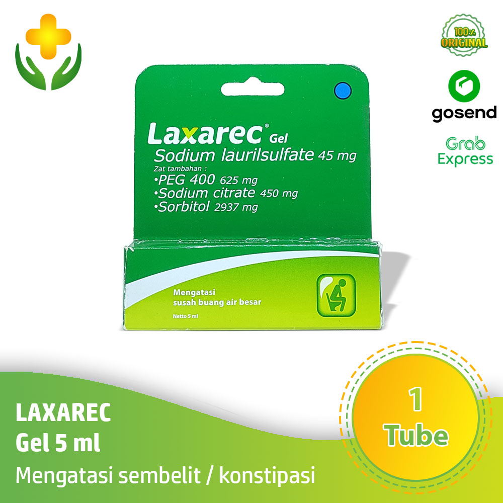 Laxarec Gel 5 ml Obat Konstipasi Sembelit Laxarec Enema