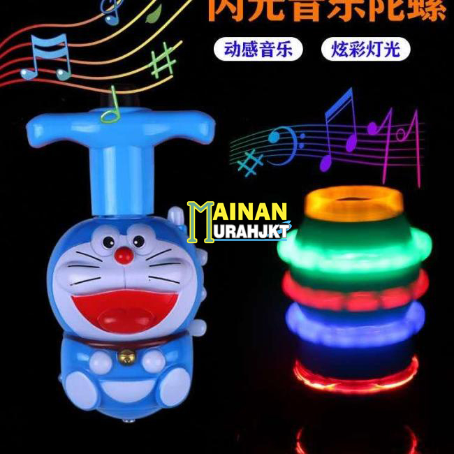 MAINANKEI MAINAN ANAK GANGSING LAMPU LED + MUSIC GANGSING BERKARAKTER FLASHING TOP GANGSING